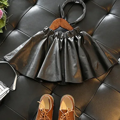 Girls Skirts Autumn New Black PU Faux Leather Baby Girl Tutu Skirt Kids Elastic Waist Short Skirt Children Clothes 2-6 Years
Girls Skirts Autumn New Black PU Faux Leather Baby Girl Tutu Skirt Kids Elastic Waist Short Skirt Children Clothes 2-6 Years