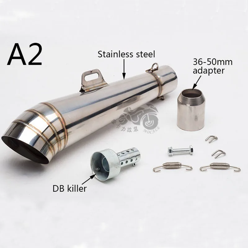 Yolinson New Model High Quality stainless steel 51mm Universal Motorcycle Exhaust Pipe Muffler Racing Exhaust with DB killer
Yolinson New Model High Quality stainless steel 51mm Universal Motorcycle Exhaust Pipe Muffler Racing Exhaust with DB killer