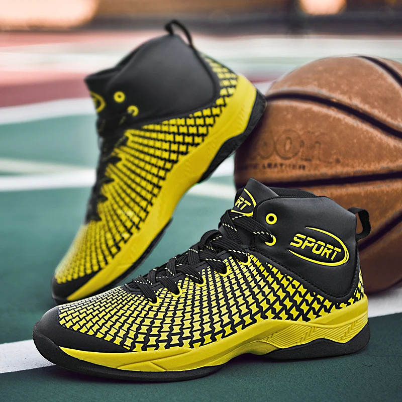 Новая брендовая мужская Баскетбольная обувь роскошные воздухопроницаемые