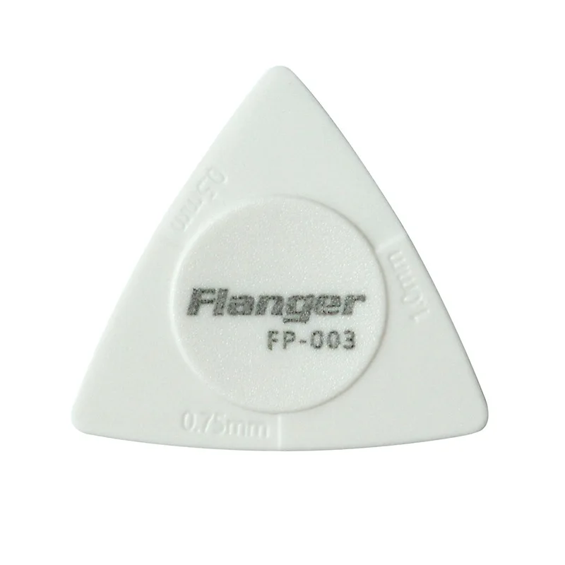10 шт. Flanger Triangle Guitar picks 1 0 75 5 мм толщина в ПК + ABS материал Противоскользящий стиль
