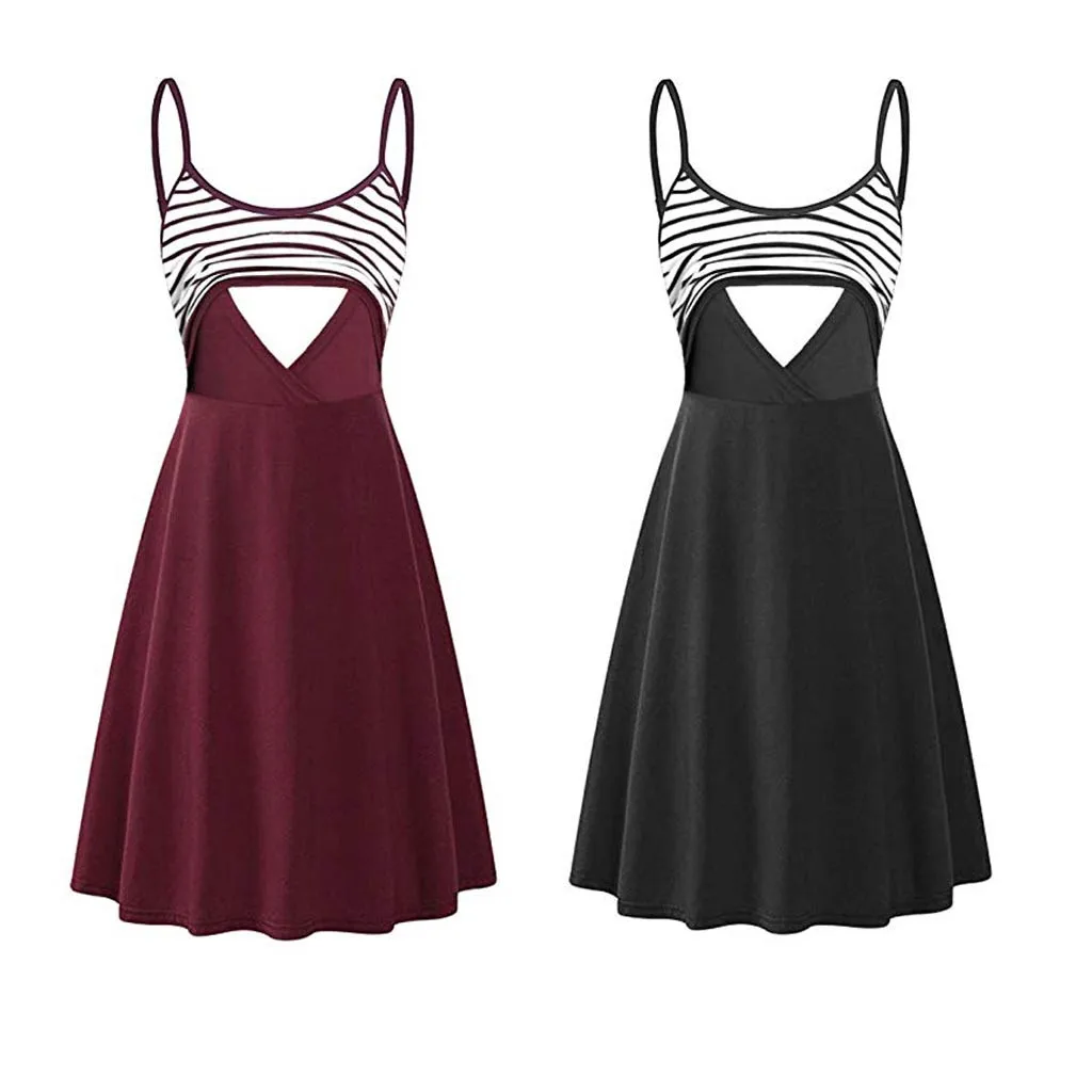 LONSANT Maternity Sleeveless Dresses Nursing Baby Stripe Breastfeeding Pregnancy Dresses Pregnant Women Dress For Women Clothes
LONSANT Maternity Sleeveless Dresses Nursing Baby Stripe Breastfeeding Pregnancy Dresses Pregnant Women Dress For Women Clothes