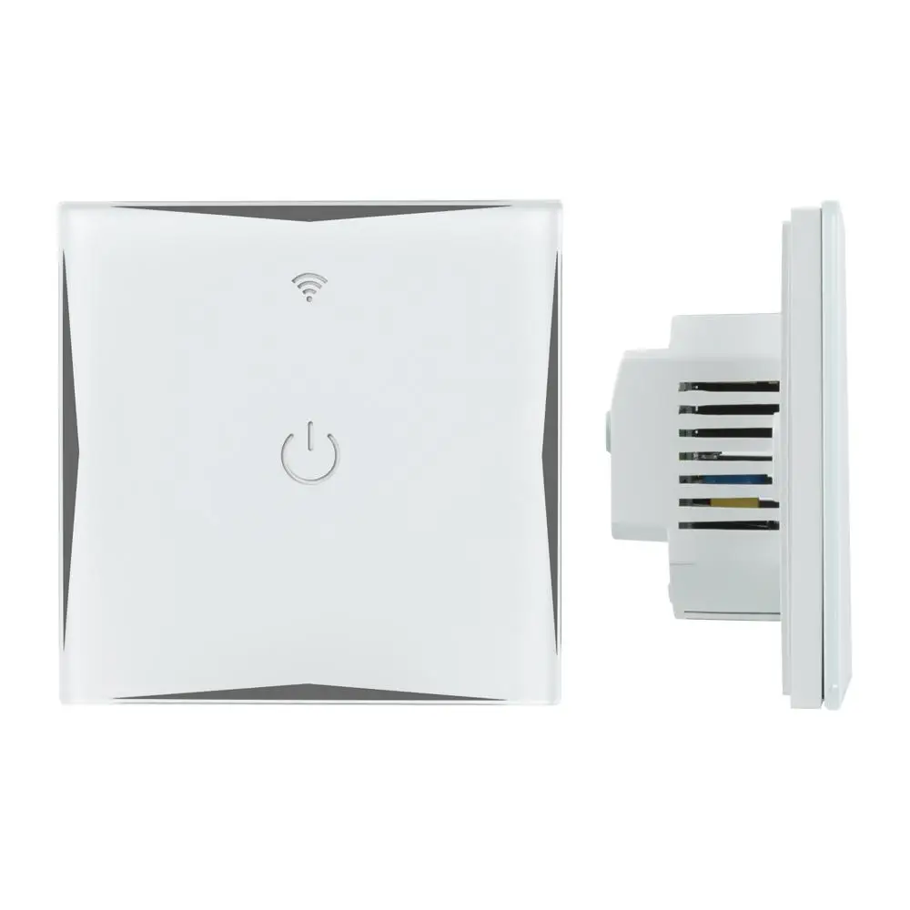 Wifi переключатель умный дом 1 банда закаленное стекло сенсорная панель для Amazon Alexa