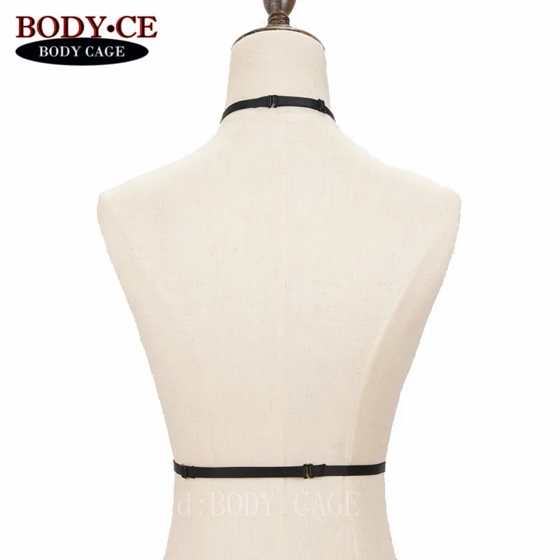 Womens Sexy Neck Harness Bondage Lingerie Harajuku Elastic Strappy Tops Hollow Out Bra Punk Goth Fetish Exotic Party Dance Wear
Womens Sexy Neck Harness Bondage Lingerie Harajuku Elastic Strappy Tops Hollow Out Bra Punk Goth Fetish Exotic Party Dance Wear