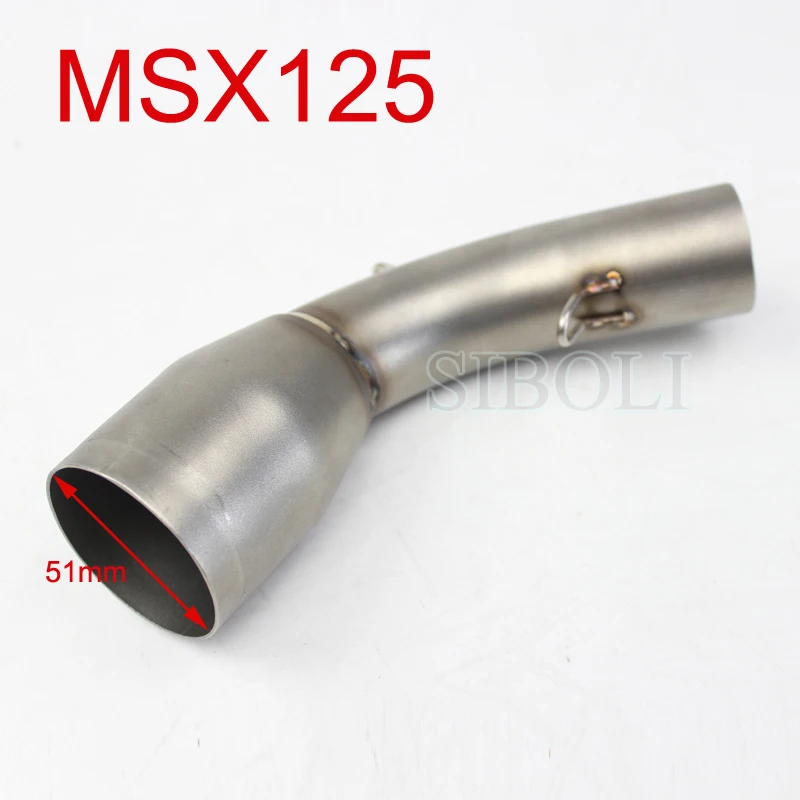 NEW MSX125 Motorcycle Exhaust Contact Pipe Motorcycle Exhaust Connect Pipe For HONDA MSX 125 2012-2015 AK153
NEW MSX125 Motorcycle Exhaust Contact Pipe Motorcycle Exhaust Connect Pipe For HONDA MSX 125 2012-2015 AK153