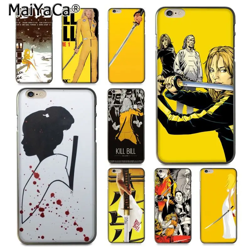 MaiYaCa Kill Bill Movie Drawing TPU чехол для телефона iPhone 8 7 6 6S Plus X 10 5 5S SE 5C Coque Shell|case for iphone|phone