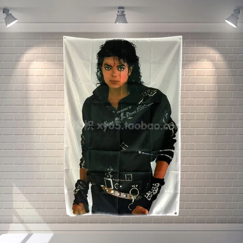 Майкл Джексон плакат ПОП-группы ткани флаги наклейки на стену висит картины