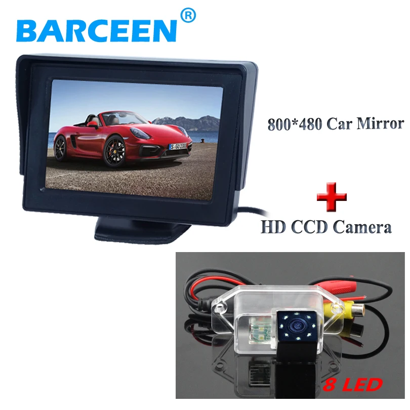 Free shipping 170 wide angle car rearview camera bring 8 led lights + car display monitor 4.3" for Mitsubishi lancer
Free shipping 170 wide angle car rearview camera bring 8 led lights + car display monitor 4.3" for Mitsubishi lancer