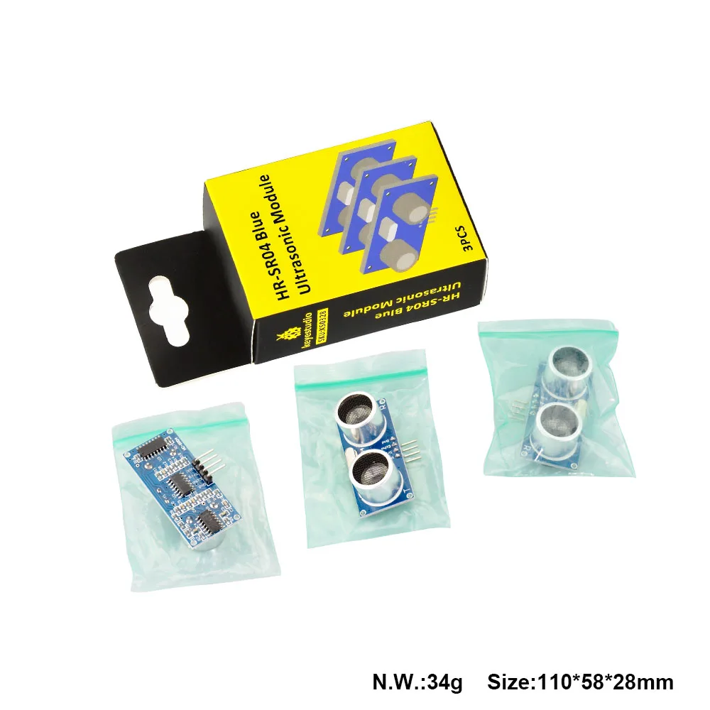 3PCS HC-SR04 Ultrasonic Module Ultrasonic Sensor Distance Measuring Module for Arduino ROBOT CAR
3PCS HC-SR04 Ultrasonic Module Ultrasonic Sensor Distance Measuring Module for Arduino ROBOT CAR