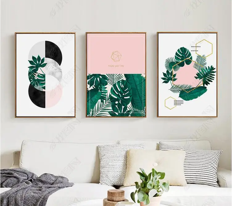 Green Plant Pink Geometry Nordic Poster Canvas Painting Posters And Prints Wall Pictures For Living Room Decor Unframed Art
Green Plant Pink Geometry Nordic Poster Canvas Painting Posters And Prints Wall Pictures For Living Room Decor Unframed Art