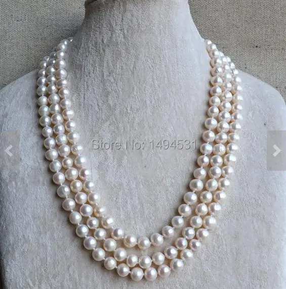 Wholesale Pearl Jewelry - 61 Inches Long 8-9mm White Color Genuine Freshwater Pearl Necklace , Handmade Necklace.
Wholesale Pearl Jewelry - 61 Inches Long 8-9mm White Color Genuine Freshwater Pearl Necklace , Handmade Necklace.