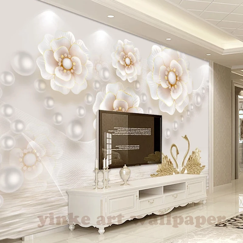 Custom Photo Wallpaper Europe 3D Stereoscopic Relief Jewelry Flower Murals Living Room TV Backdrop Wall Decor Luxury Wall Papers
Custom Photo Wallpaper Europe 3D Stereoscopic Relief Jewelry Flower Murals Living Room TV Backdrop Wall Decor Luxury Wall Papers