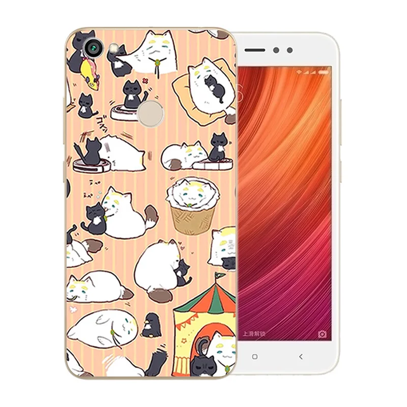Тонкий силиконовый чехол для телефона Hongmi Note 5A Pro с рисунком кошки Xiaomi Redmi