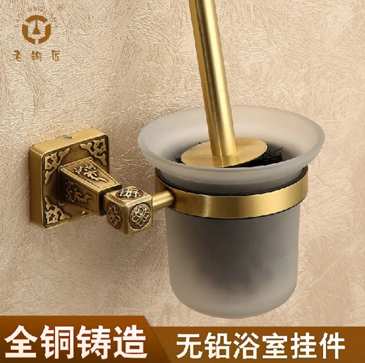 Taiwan genuine old coppersmith copper toilet brush holder full Western-style copper bathroom accessories bathroom toilet
Taiwan genuine old coppersmith copper toilet brush holder full Western-style copper bathroom accessories bathroom toilet