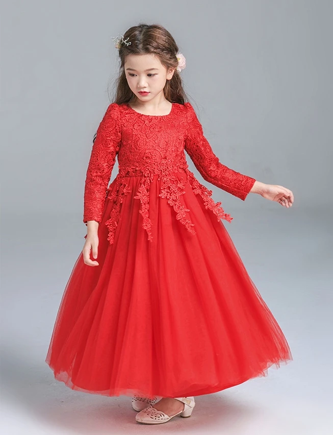 2-14 Long Kids Lace Flower Girls Dress Kids Pageant Party Wedding Ball Gown Prom Princess Formal Occassion Girls Dress
2-14 Long Kids Lace Flower Girls Dress Kids Pageant Party Wedding Ball Gown Prom Princess Formal Occassion Girls Dress