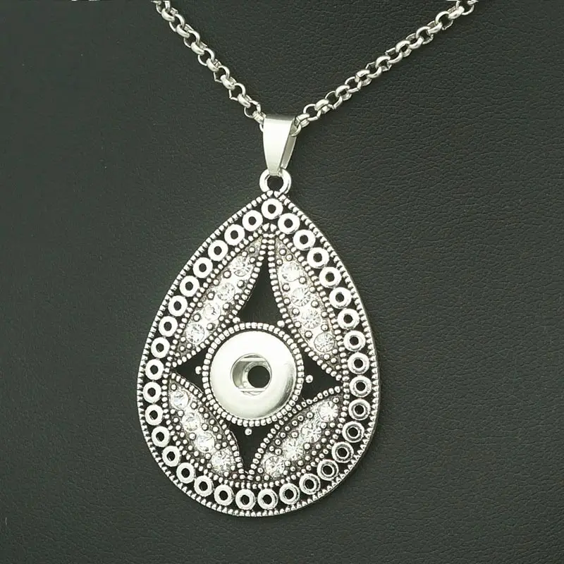 New fashion Beauty Drop Rhinestone pattern pendant Snap necklace 60cm fit DIY 12MM snap buttons jewelry XL0157
New fashion Beauty Drop Rhinestone pattern pendant Snap necklace 60cm fit DIY 12MM snap buttons jewelry XL0157