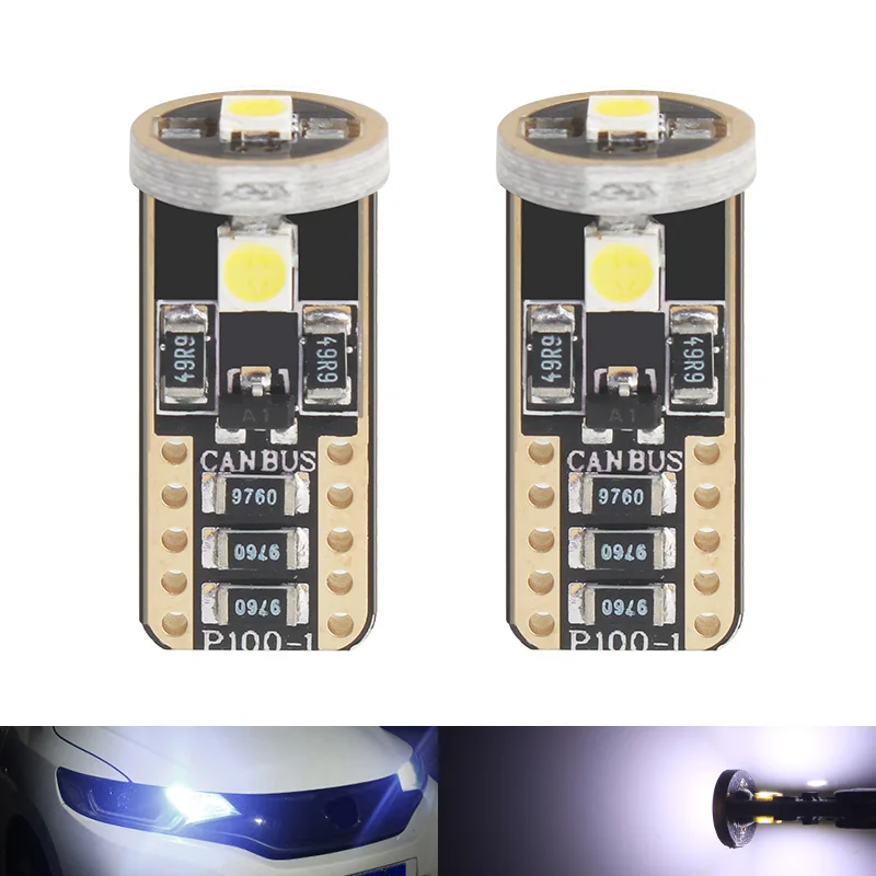 2PCS Car LED T10 194/ W5W Light Bulbs Reverse Lights 3030 SMD 3 LED Clearance Trunk Signal Reverse Lamps Error Free
2PCS Car LED T10 194/ W5W Light Bulbs Reverse Lights 3030 SMD 3 LED Clearance Trunk Signal Reverse Lamps Error Free