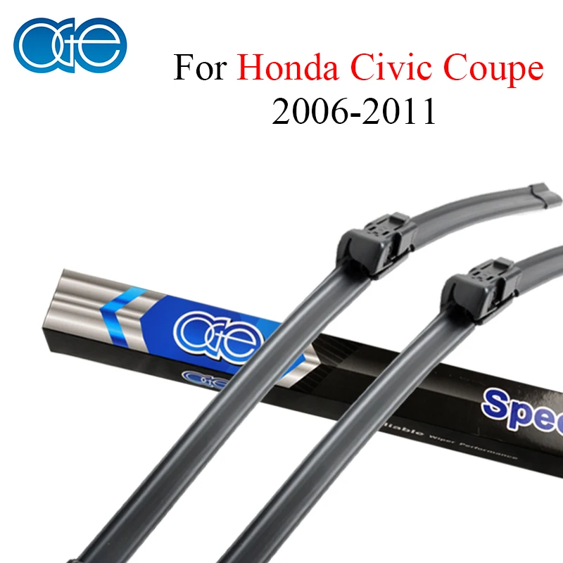 Oge Windshield Wiper Blades For Honda Civic Coupe 2006-2011 Pair 28''+24'' Windscreen Silicone Rubber Auto Car Accessories
Oge Windshield Wiper Blades For Honda Civic Coupe 2006-2011 Pair 28''+24'' Windscreen Silicone Rubber Auto Car Accessories