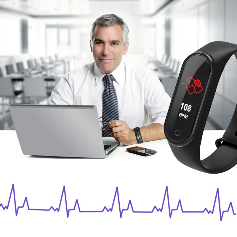 M4S Color Screen Smart Wristband Sports Activity Fitness Track Calorie Pedometer Waterproof For Women Men
M4S Color Screen Smart Wristband Sports Activity Fitness Track Calorie Pedometer Waterproof For Women Men