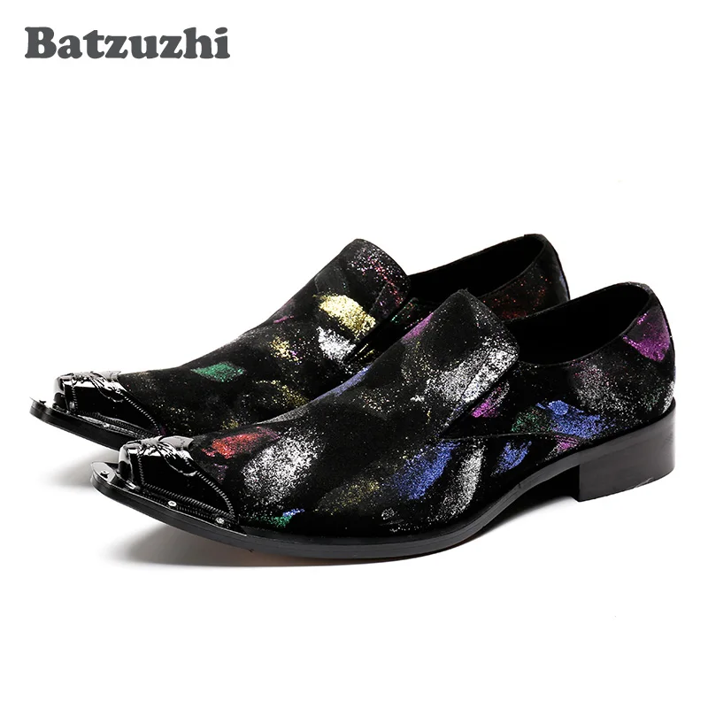 Batzuzhi Italian Style Designer Mens Pointed Toe Dress Shoes Leather Man Shoes Mocassin Homme Oxford Shoes for Men, EU38-46
Batzuzhi Italian Style Designer Mens Pointed Toe Dress Shoes Leather Man Shoes Mocassin Homme Oxford Shoes for Men, EU38-46