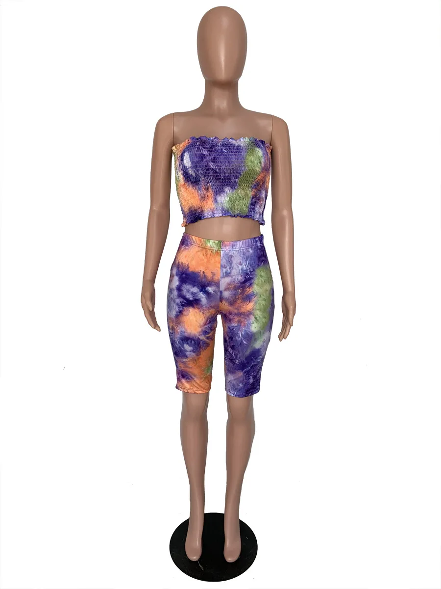 Adogirl Sexy Tie Dye Galaxy Prints 2 Piece Set Summer Sleeveless Wrapped Chest Pleated Short Top+ Pants Bohemian Tracksuit
Adogirl Sexy Tie Dye Galaxy Prints 2 Piece Set Summer Sleeveless Wrapped Chest Pleated Short Top+ Pants Bohemian Tracksuit