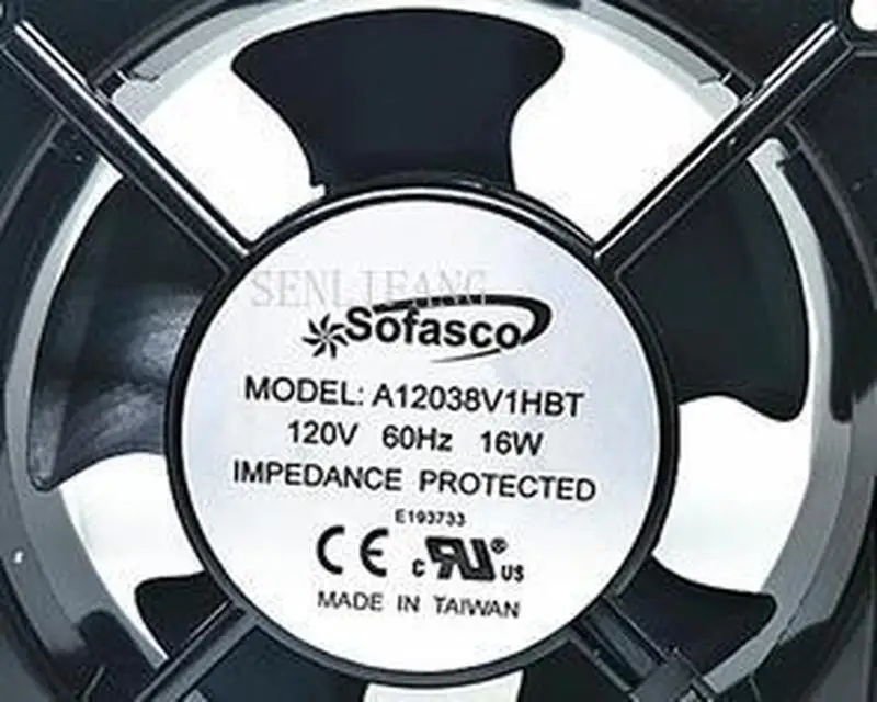 For Sofasco A12038V1HBT AC 120V 16W 120x120x38mm Server Square Fan Free shipping
For Sofasco A12038V1HBT AC 120V 16W 120x120x38mm Server Square Fan Free shipping