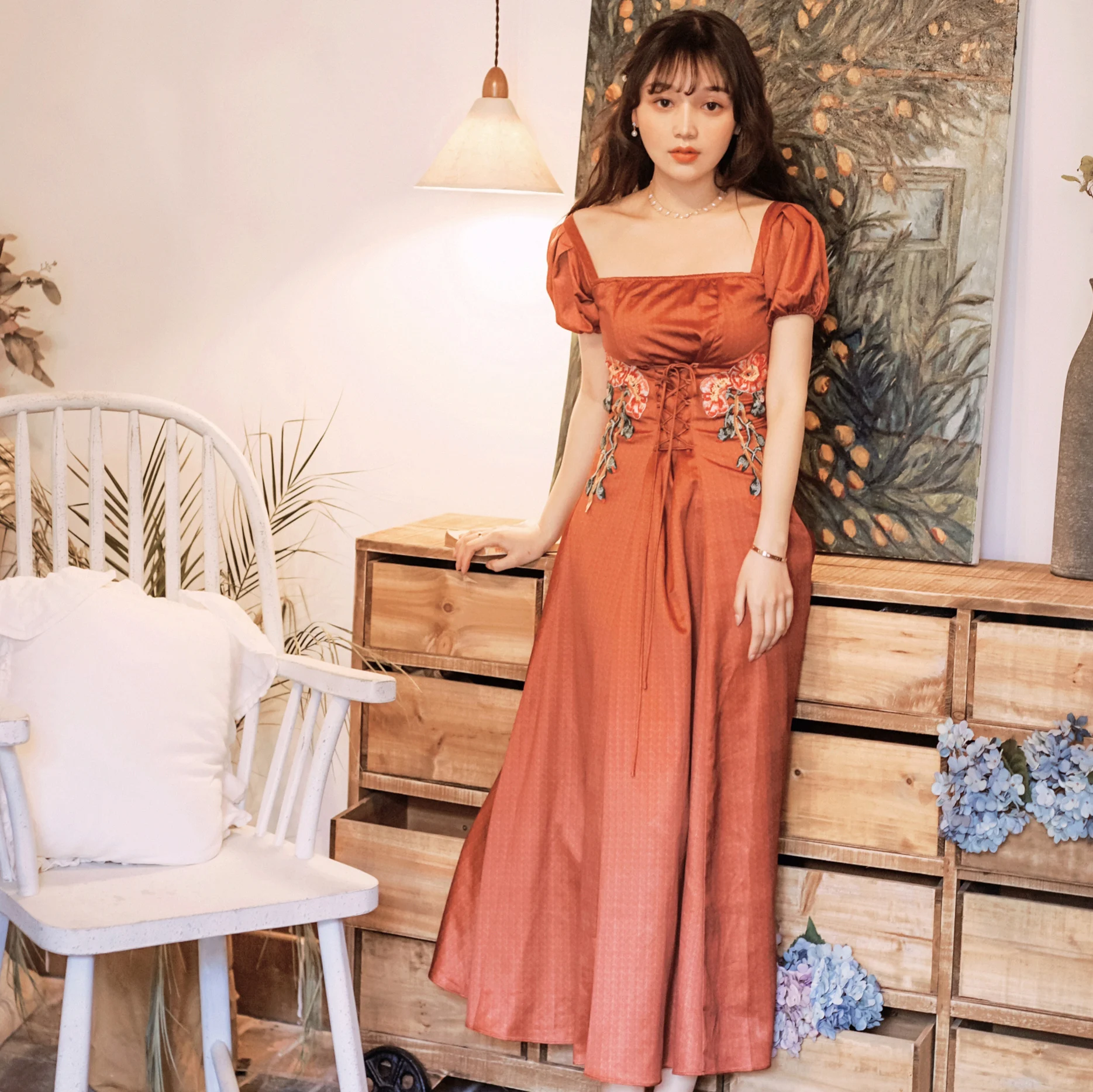 2019 new fashion women's dresses Pop dress summer temperament slim retro French
2019 new fashion women's dresses Pop dress summer temperament slim retro French
