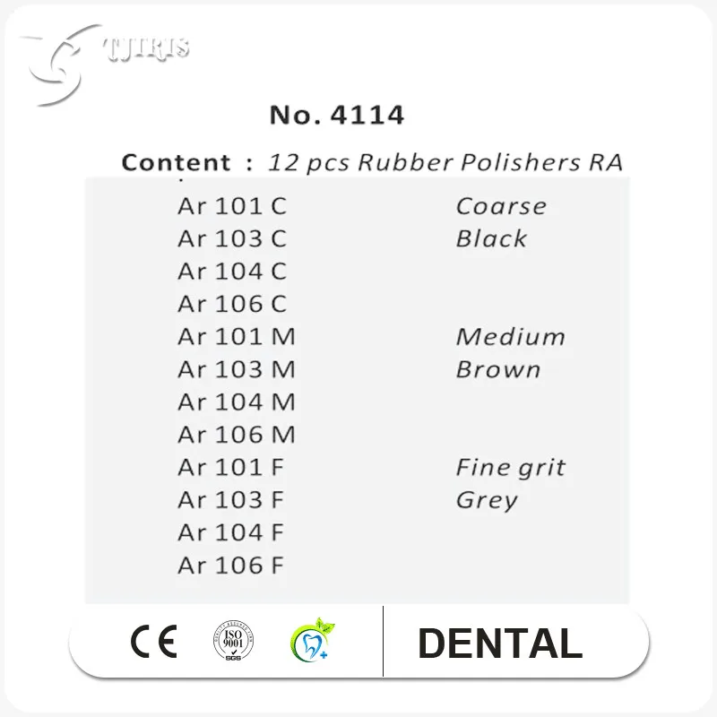 2 BoxesRubber Polishers RA Polishing Burs for Amalgam Alloy Polishing Dental Lab Polisher
2 BoxesRubber Polishers RA Polishing Burs for Amalgam Alloy Polishing Dental Lab Polisher