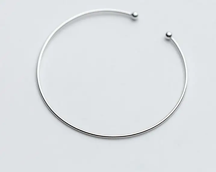 Очень-очень тонкий на 100% реальный. 925 пробы серебряные ювелирные изделия, полированные двойные круглые браслеты-манжеты GTLS626 
Очень-очень тонкий на 100% реальный. 925 пробы серебряные ювелирные изделия, полированные двойные круглые браслеты-манжеты GTLS626