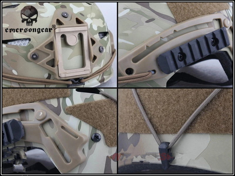 2017HOT! Шлем EMERSONGEAR EXF BUMP очки Google защитный тактический военный страйкбольный шлем