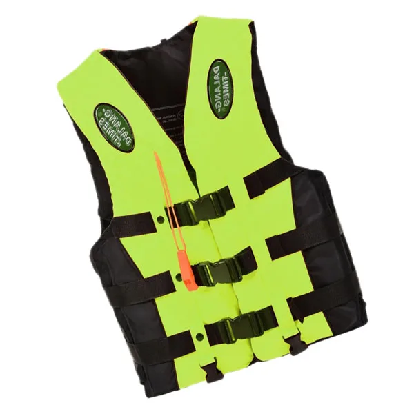 Dalang Times Boating Ski Vest Adult PFD Fully Enclosed Size Adult Life Jacket Green