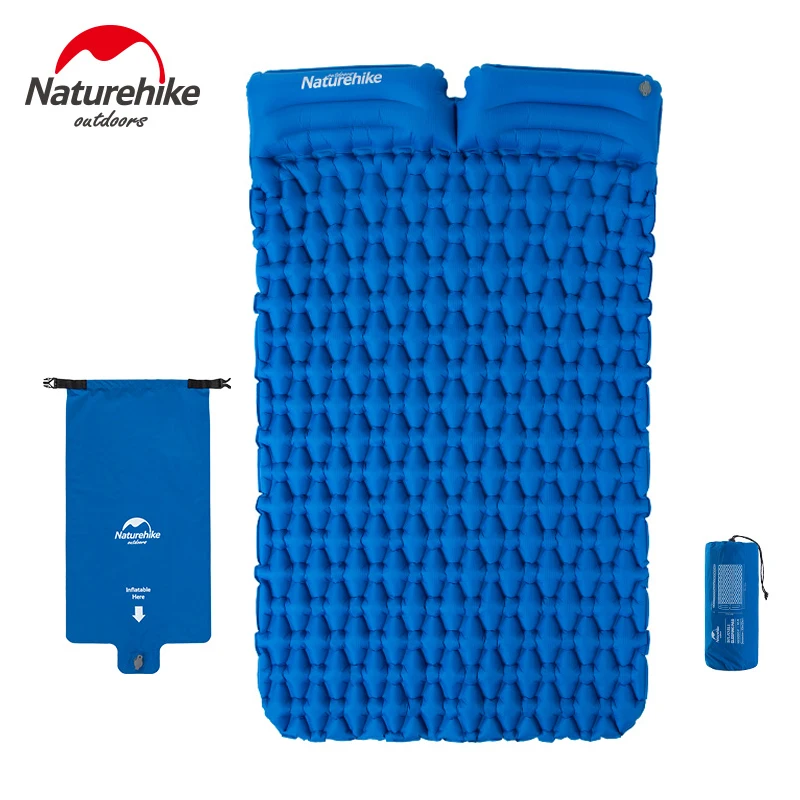 Naturehike 2 Persons Outdoor Camping Inflatable Cushion Moisture-proof Sleeping Bag Mattress Mat Pad With Inflatable Bag
Naturehike 2 Persons Outdoor Camping Inflatable Cushion Moisture-proof Sleeping Bag Mattress Mat Pad With Inflatable Bag