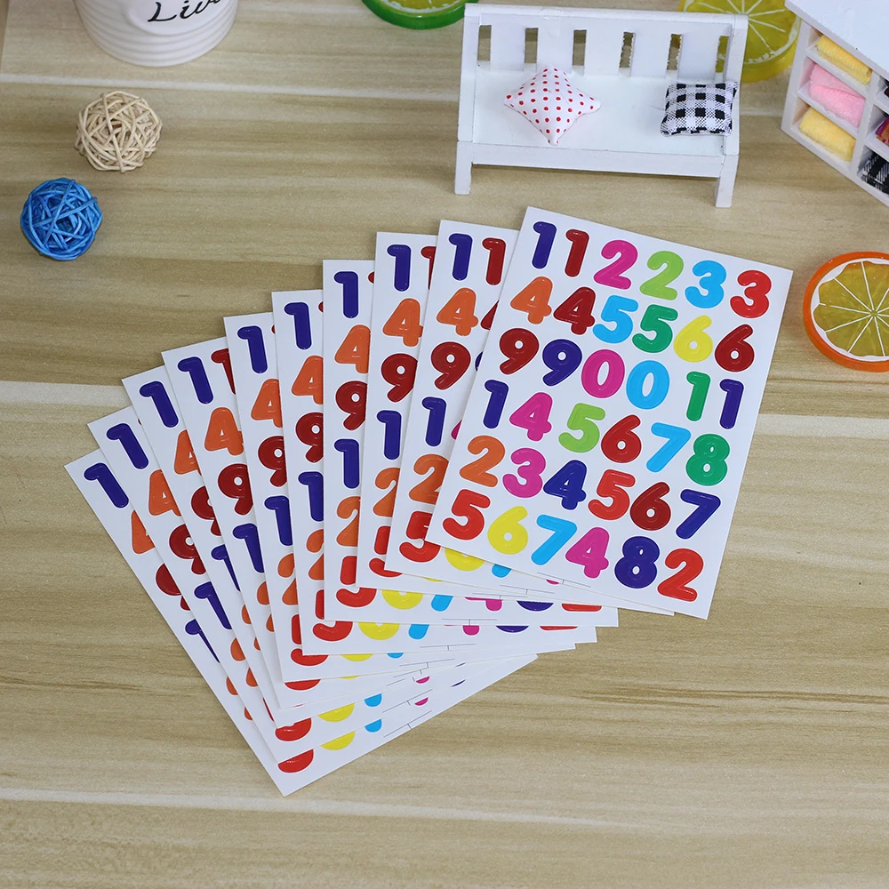 10 Sheets A Pack Number Stickers Labels for Scrapbooking Decoration Diary Planner Photo Albums Exercise Books Digits Stickers
10 Sheets A Pack Number Stickers Labels for Scrapbooking Decoration Diary Planner Photo Albums Exercise Books Digits Stickers