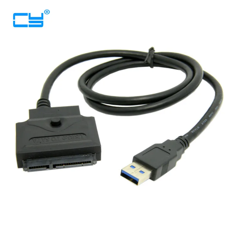 USB 2.0 3.0 to SATA 22 Pin Data Power Cable Adapter for PC Laptop 2.5" 3.5 inch HDD Hard Disk Driver Black Color 50cm
USB 2.0 3.0 to SATA 22 Pin Data Power Cable Adapter for PC Laptop 2.5" 3.5 inch HDD Hard Disk Driver Black Color 50cm