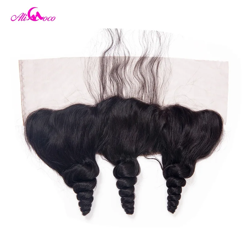 Ali Coco Malaysian Loose Wave Lace Frontal Closure With Baby Hair Ear To Ear Lace Frontal 100 % Human Hair Weave Non-remy hair
Ali Coco Malaysian Loose Wave Lace Frontal Closure With Baby Hair Ear To Ear Lace Frontal 100 % Human Hair Weave Non-remy hair