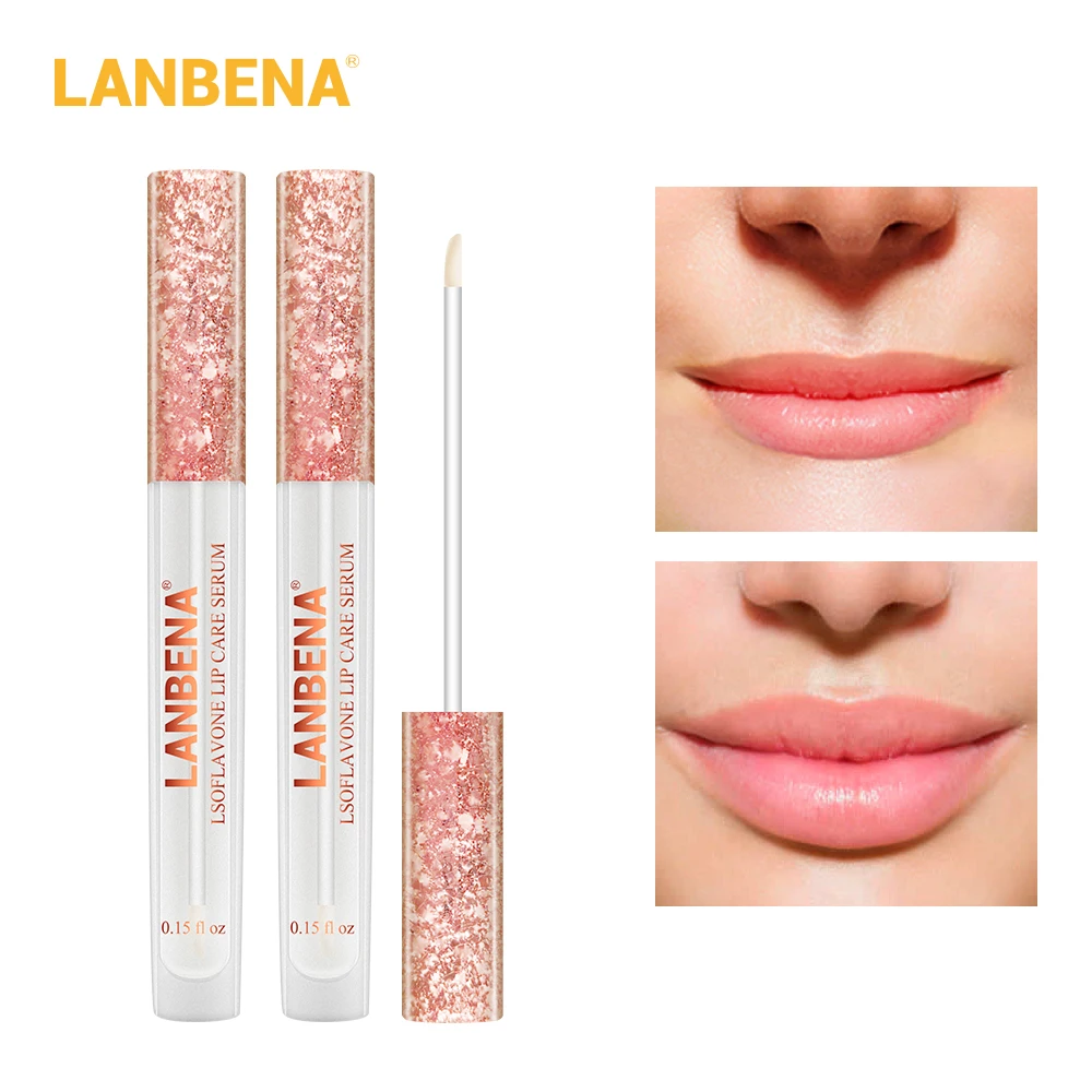 Маска для губ LANBENA Lsoflavone увлажняющая сыворотка уменьшения эластичности 2 шт.|Губы|