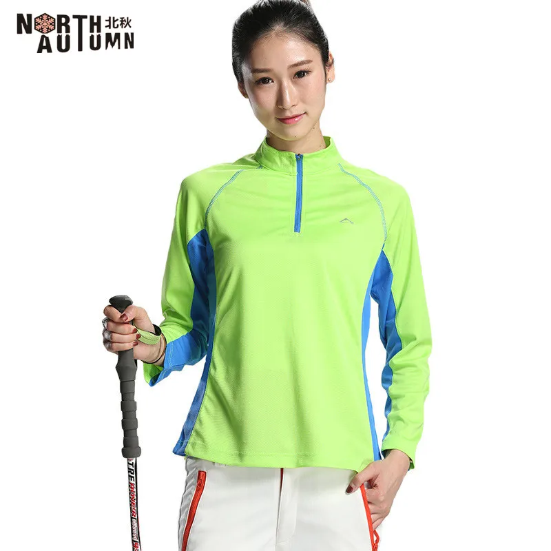 Beiqiu Brand Women's Quick Drying T-shirt Long Sleeve Front Zipper Design Hiking T-shirt For Women Sport T-shirt Women Running
Beiqiu Brand Women's Quick Drying T-shirt Long Sleeve Front Zipper Design Hiking T-shirt For Women Sport T-shirt Women Running