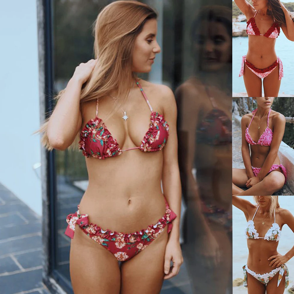 Sexy pattern bikini 4 styles lace strap sexy ladies bikini swimsuit Brazilian bikini thong push up high quality split swimsuit
Sexy pattern bikini 4 styles lace strap sexy ladies bikini swimsuit Brazilian bikini thong push up high quality split swimsuit