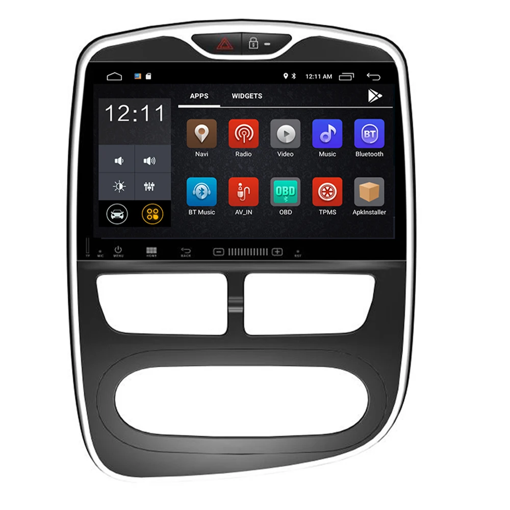Android 10 4 + 32 ГБ IPS экран радио без DVD-плеера автомобильный GPS-навигатор для Renault Clio