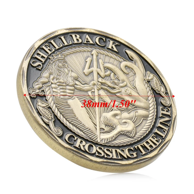 2021 Meaningful Gold Plated U.S. Navy Shellback Crossing the Line Sailor Commemorative Coin Gift
2021 Meaningful Gold Plated U.S. Navy Shellback Crossing the Line Sailor Commemorative Coin Gift