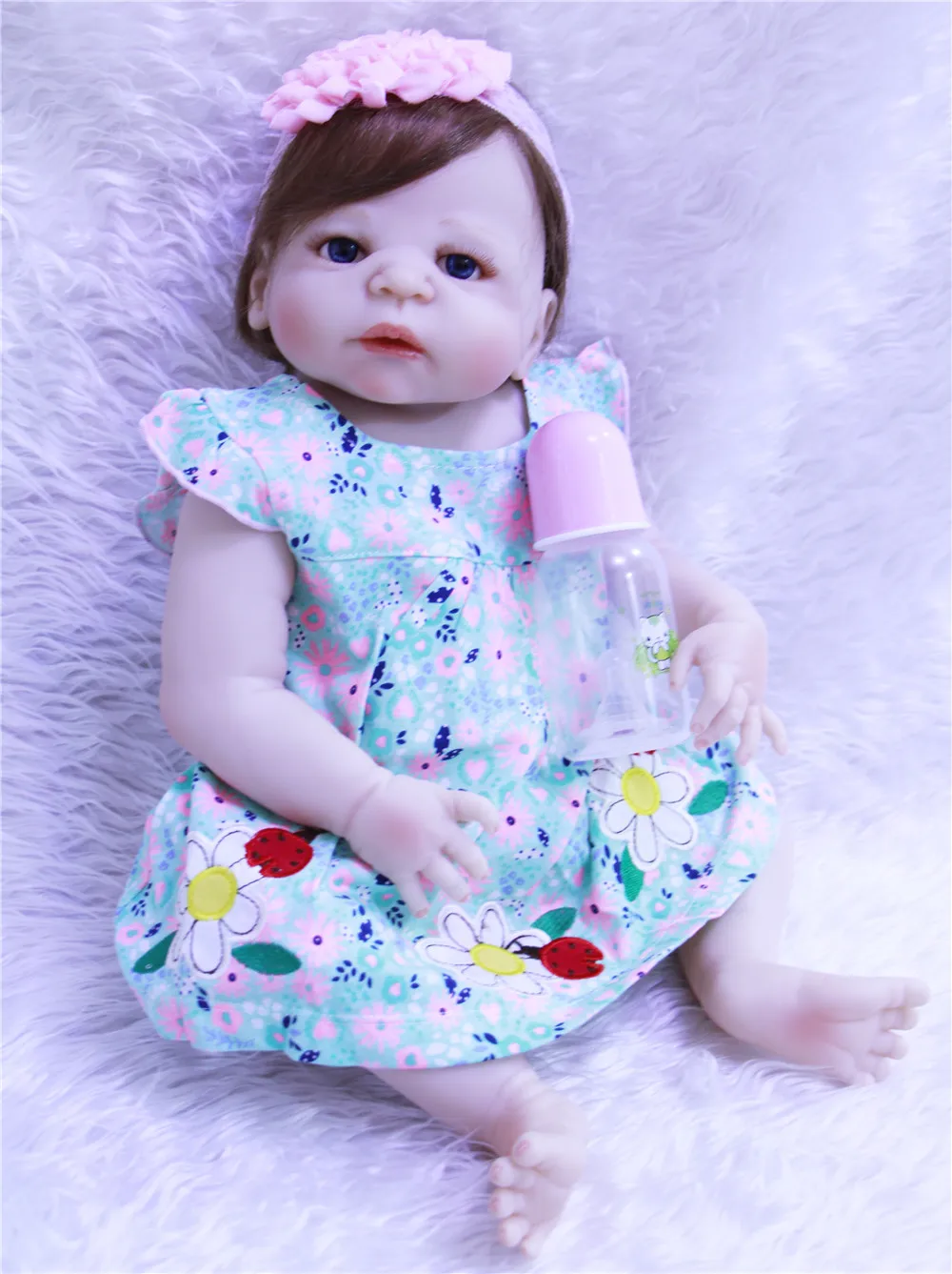23"57cm full silicone reborn babies dolls newborn bebe alive popular can enter water toy doll bb reborn Children Best Gifts
23"57cm full silicone reborn babies dolls newborn bebe alive popular can enter water toy doll bb reborn Children Best Gifts