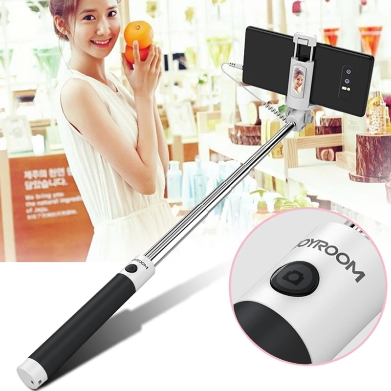 HAWEEL Hand Grip Monopod Wired Control Telescoping Selfie Stick 4 Colors to Choose
HAWEEL Hand Grip Monopod Wired Control Telescoping Selfie Stick 4 Colors to Choose