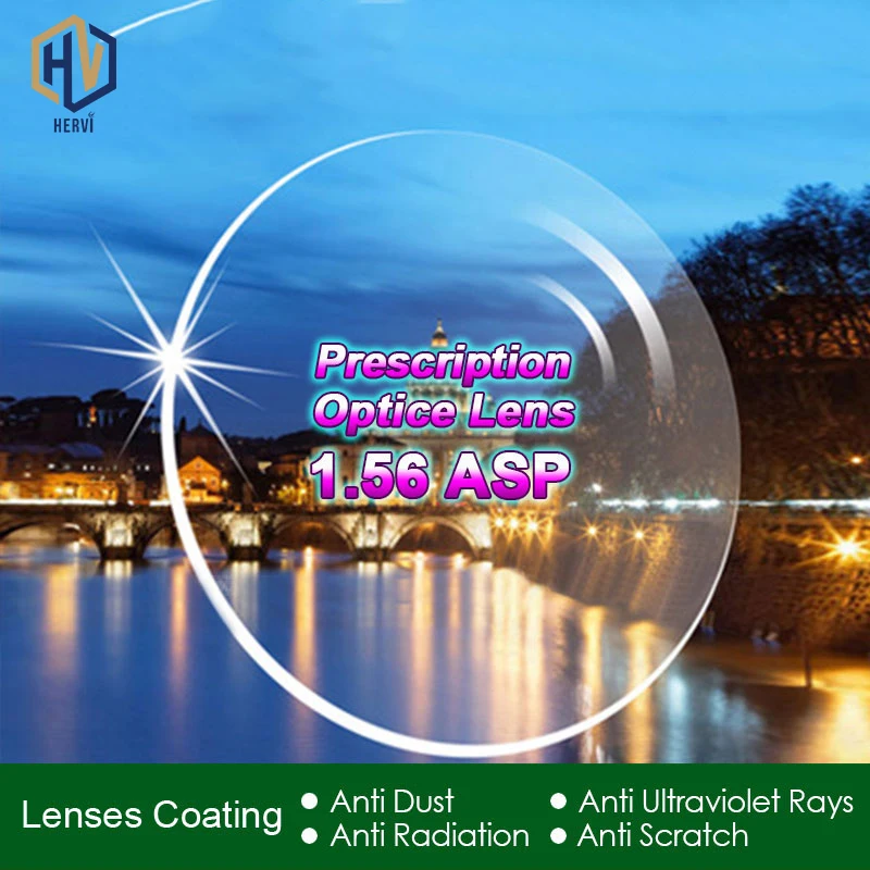 High Quality Radiation Protection Index 1.56 Clear Optical Single Vision Lens HMC, EMI Aspheric Anti-UV Prescription Lenses,2Pcs
High Quality Radiation Protection Index 1.56 Clear Optical Single Vision Lens HMC, EMI Aspheric Anti-UV Prescription Lenses,2Pcs
