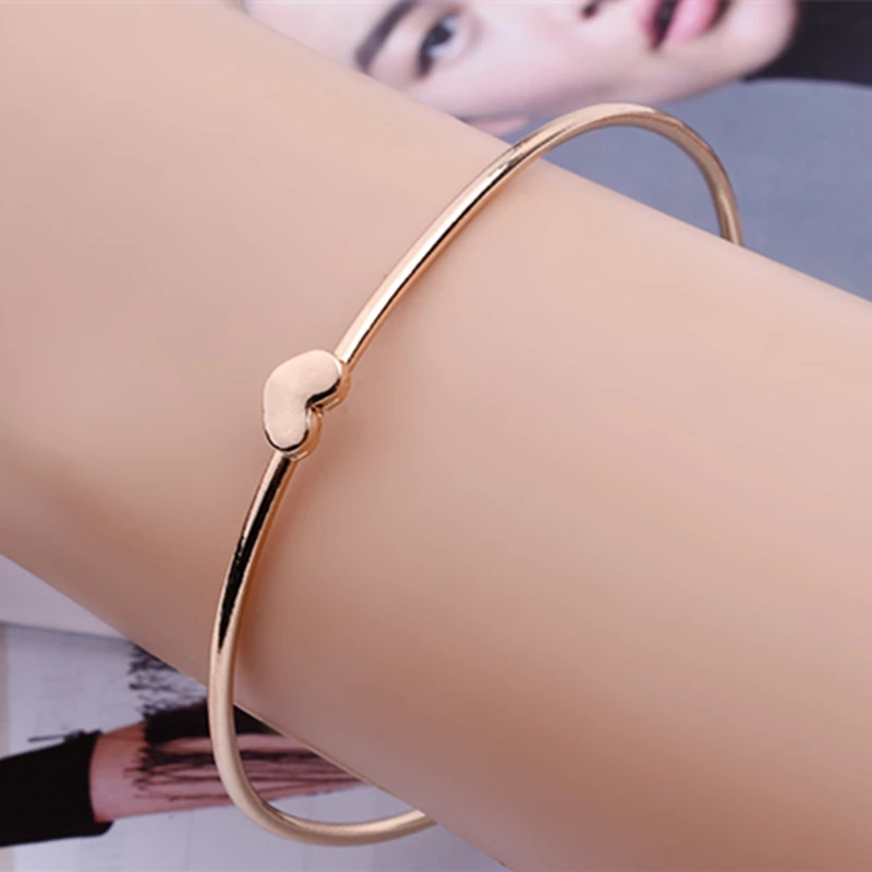 Hot Fashion Sweet Peach Heart Wishing Bracelets Love Gold Bracelets For Women Jewelry
Hot Fashion Sweet Peach Heart Wishing Bracelets Love Gold Bracelets For Women Jewelry