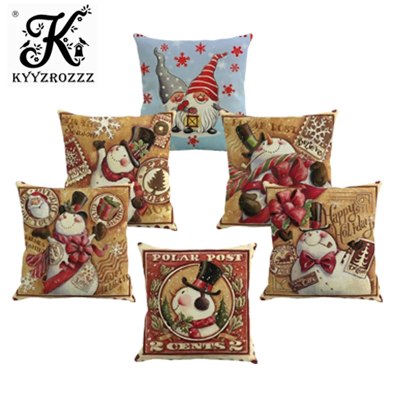 Cotton Linen Cushion Cover Merry Christmas Santa Claus Home safa Decorative Pillows Cover Nordic Happy New Year Gift
Cotton Linen Cushion Cover Merry Christmas Santa Claus Home safa Decorative Pillows Cover Nordic Happy New Year Gift