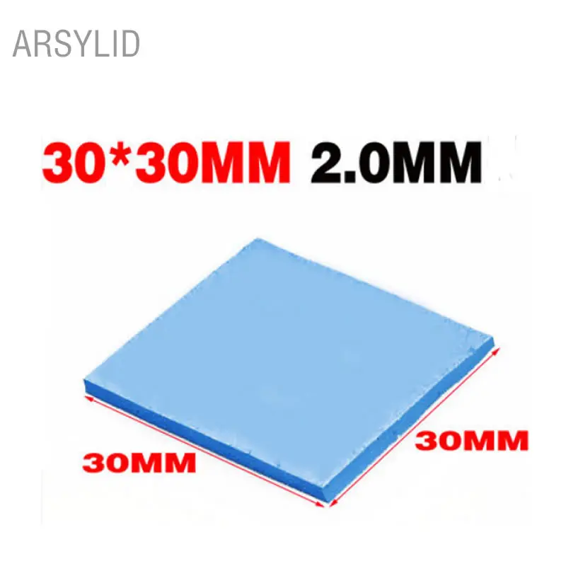 Теплопроводность ARSYLID, высокое качество, 30*30*2,0 мм, 3,6 Вт, GPU радиатор процессора, охлаждающая проводящая силиконовая прокладка, термопрокладк...
Теплопроводность ARSYLID, высокое качество, 30*30*2,0 мм, 3,6 Вт, GPU радиатор процессора, охлаждающая проводящая силиконовая прокладка, термопрокладк...