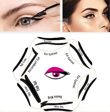10set Popular Videos 6 in 1 card eyeliner cat Beauty shape card 6 in 1 Stencils Eyeliner
10set Popular Videos 6 in 1 card eyeliner cat Beauty shape card 6 in 1 Stencils Eyeliner