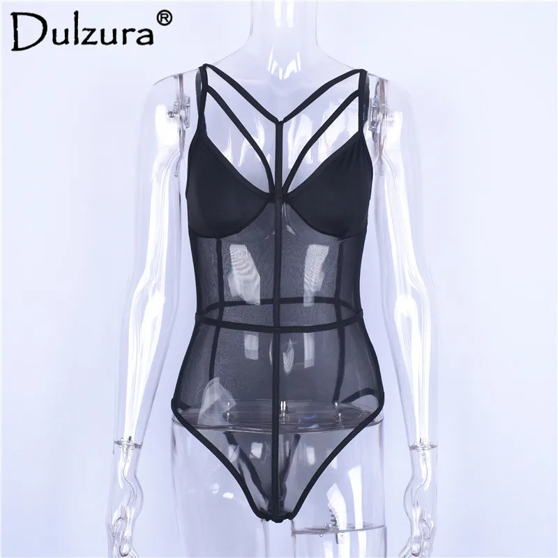 Dulzura see throught mesh patchwork sexy women backless bodysuit 2018 summer sleeveless black body
Dulzura see throught mesh patchwork sexy women backless bodysuit 2018 summer sleeveless black body