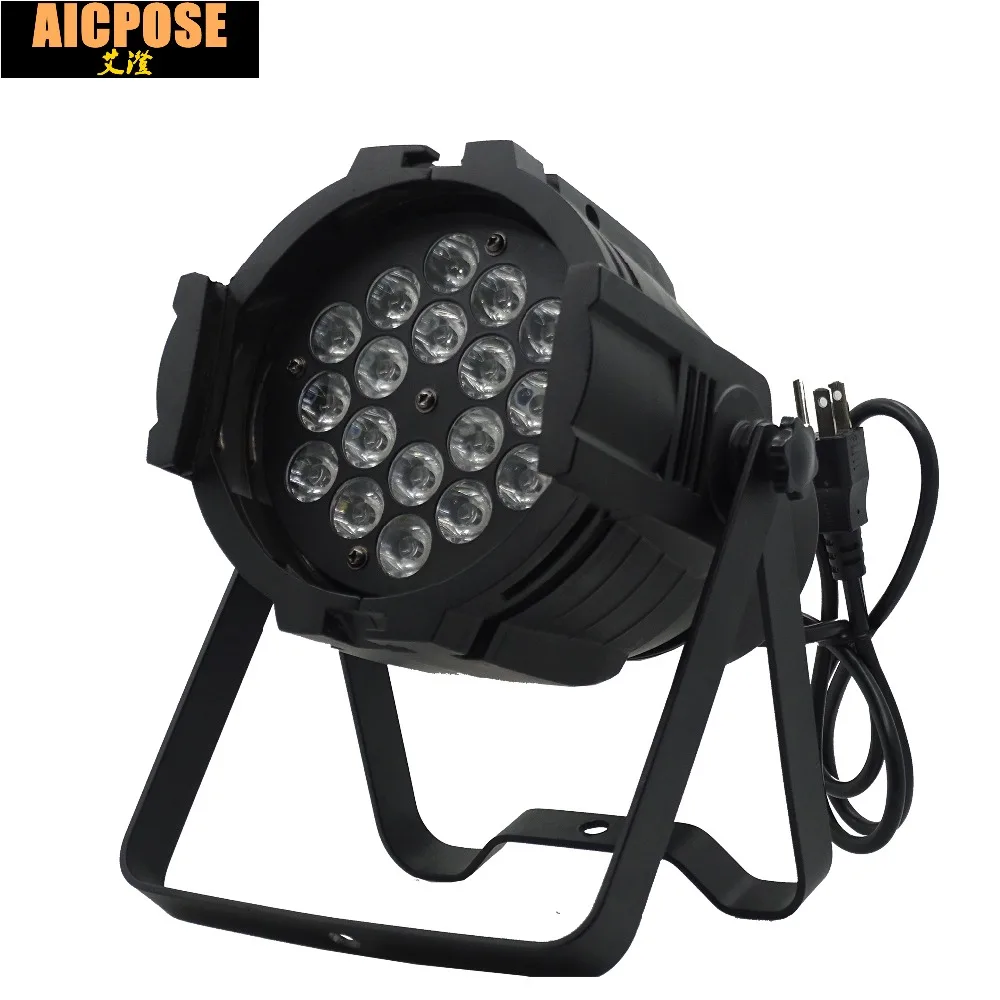 18x3w Aluminu LED сценический свет RGB Par проектор с DMX512 Master Slave лазерное DJ оборудование luzes