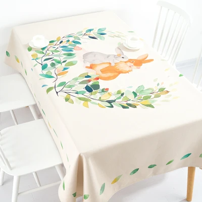 Cartoon rabbit pastoral flower table cloth tablecloth cover towel thick antependium party home outdoor decoration desk round
Cartoon rabbit pastoral flower table cloth tablecloth cover towel thick antependium party home outdoor decoration desk round