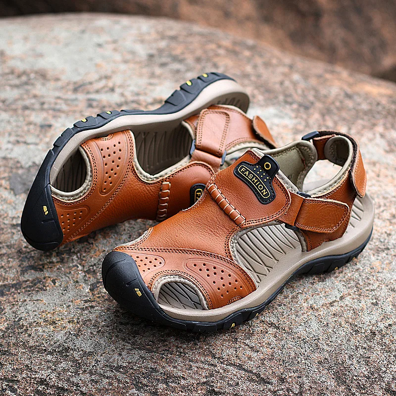 Dropshipping 2019 New Men Shoes Genuine Leather Men Sandals Summer Men Shoes Beach Man Fashion Outdoor Casual Sneakers Size
Dropshipping 2019 New Men Shoes Genuine Leather Men Sandals Summer Men Shoes Beach Man Fashion Outdoor Casual Sneakers Size